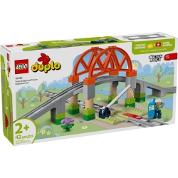 LEGO DUPLO 10426 Most i tory kolejowe — zestaw rozszerzający