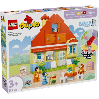 LEGO DUPLO 10459 Dom rodzinny Blue z grą pamięciową
