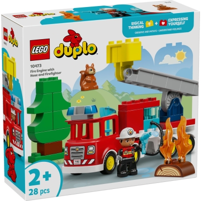 LEGO DUPLO 10473 Wóz strażacki z wężem i strażakiem