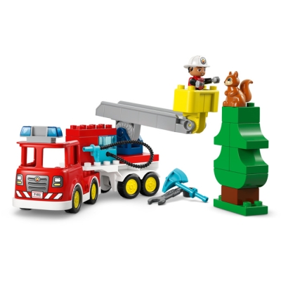 LEGO DUPLO 10473 Wóz strażacki z wężem i strażakiem