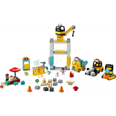 LEGO DUPLO 10933 Żuraw wieżowy i budowa