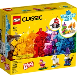 LEGO CLASSIC 11013 Kreatywne przezroczyste klocki