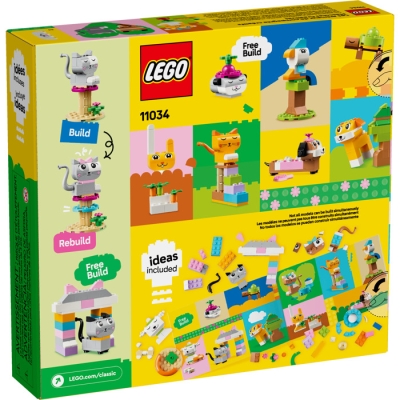 LEGO CLASSIC 11034 Kreatywne zwierzątka