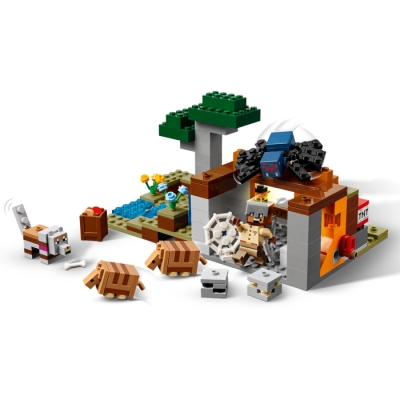 LEGO MINERCRAFT 21269 Wyprawa do pancernikowej kopalni