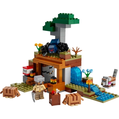 LEGO MINERCRAFT 21269 Wyprawa do pancernikowej kopalni