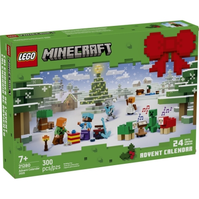 LEGO MINERCRAFT 21280 Kalendarz adwentowy na 2025 rok