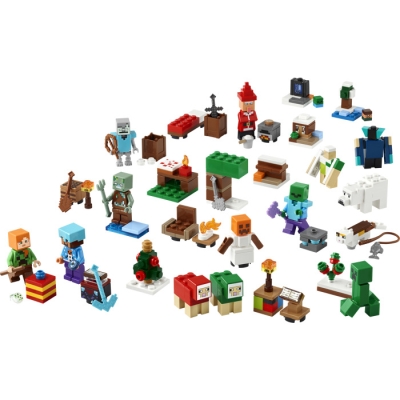 LEGO MINERCRAFT 21280 Kalendarz adwentowy na 2025 rok