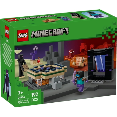 LEGO MINERCRAFT 21584 Podróż przez portal Netheru i Kresu
