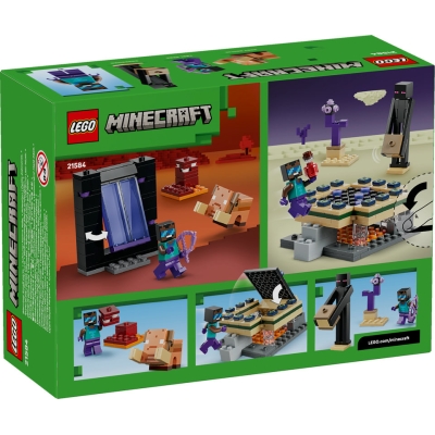LEGO MINERCRAFT 21584 Podróż przez portal Netheru i Kresu