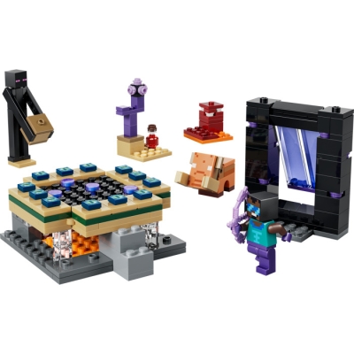 LEGO MINERCRAFT 21584 Podróż przez portal Netheru i Kresu