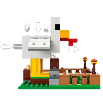 LEGO MINERCRAFT 21585 Farma kurczaków