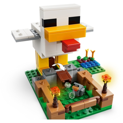 LEGO MINERCRAFT 21585 Farma kurczaków