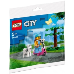 LEGO CITY 30639 Wybieg dla psów i hulajnoga