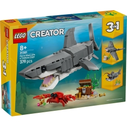 LEGO CREATOR 31381 Groźny rekin i skrzynia ze skarbem