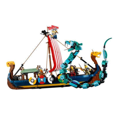 LEGO CREATOR 31132 Statek wikingów i wąż z Midgard