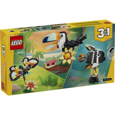 LEGO CREATOR 31173 Dzikie zwierzęta: Tropikalny tukan
