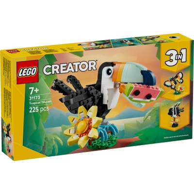 LEGO CREATOR 31173 Dzikie zwierzęta: Tropikalny tukan