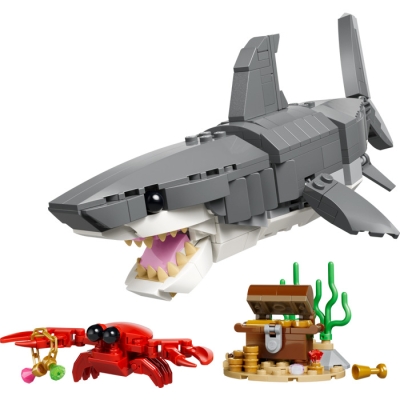 LEGO CREATOR 31381 Groźny rekin i skrzynia ze skarbem