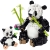 LEGO CREATOR 31165 Dzikie zwierzęta: rodzina pand 31170 różowy flaming