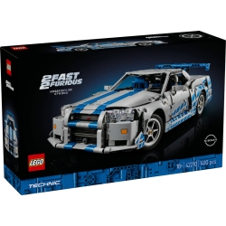 LEGO TECHNIC 42210 Samochód Nissan Skyline GT-R (R34) Za szybcy za wściekli