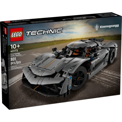 LEGO TECHNIC 42173 Szary hipersamochód Koenigsegg Jesko Absolut