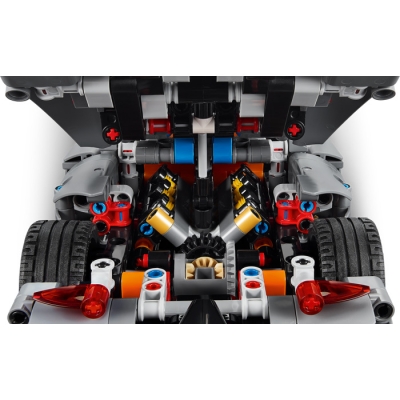 LEGO TECHNIC 42173 Szary hipersamochód Koenigsegg Jesko Absolut