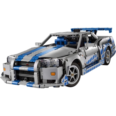 LEGO TECHNIC 42210 Samochód Nissan Skyline GT-R (R34) Za szybcy za wściekli