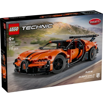 LEGO TECHNIC 42222 Hipersamochód Bugatti Chiron Pur Sport