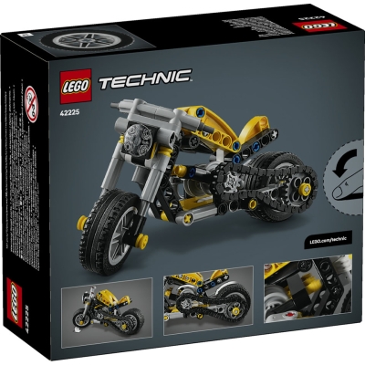 LEGO TECHNIC 42225 Żółty motocykl