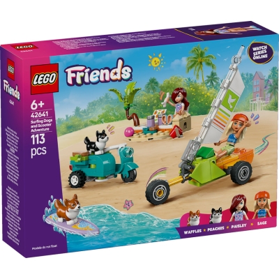 LEGO FRIENDS 42641 Przygoda z surfującymi psami i skuterem