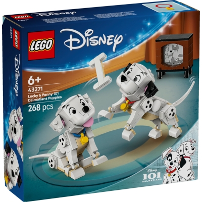 LEGO DISNEY 43271 101 dalmatyńczyków Szczeniaczki Szczęściarz i Penny