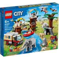 LEGO CITY 60307 Obóz ratowników dzikich zwierząt