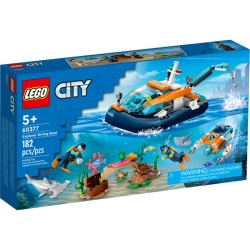LEGO CITY 60377 Łódź do nurkowania badacza