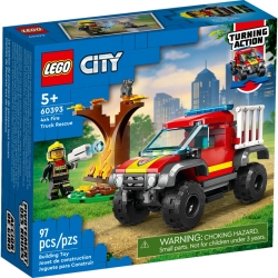 LEGO CITY 60393 Wóz strażacki 4x4 – misja ratunkow