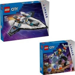 LEGO CITY 60428 Kosmiczny mech 60430 Statek międzygwiezdny