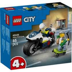 LEGO CITY 60455 Pościg na motocyklu policyjnym