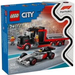 LEGO CITY 60493 Ciężarówka F1® z bolidem Audi F1®