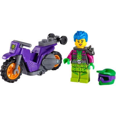 LEGO CITY 60296 Wheelie na motocyklu kaskaderskim