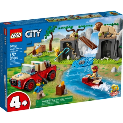 LEGO CITY 60301 Terenówka ratowników dzikich zwier