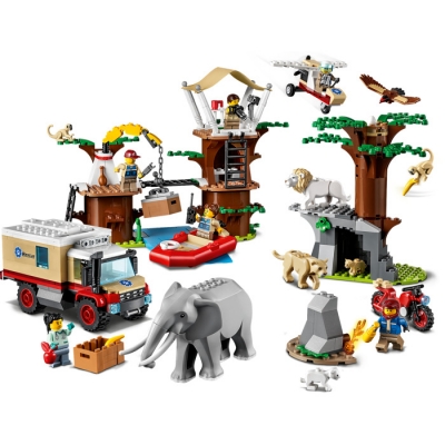 LEGO CITY 60307 Obóz ratowników dzikich zwierząt