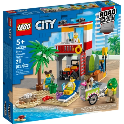 LEGO CITY 60328 Stanowisko ratownicze na plaży