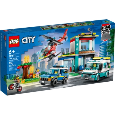 LEGO CITY 60371 Parking dla pojazdów uprzywilejowa