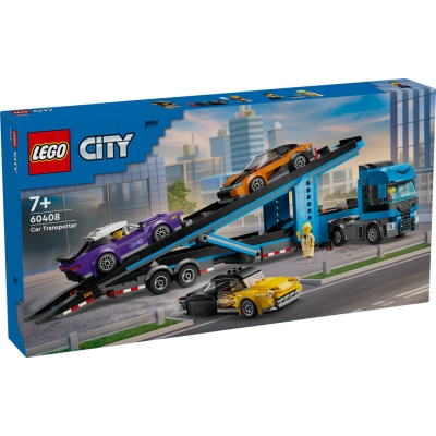 LEGO CITY 60408 Laweta z samochodami sportowymi