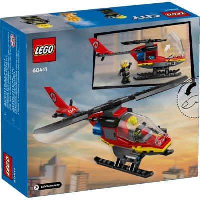 LEGO CITY 60411 Strażacki helikopter ratunkowy