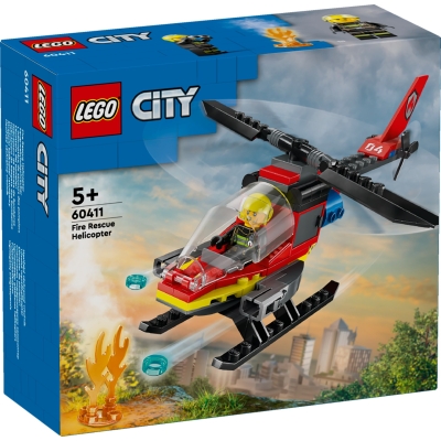 LEGO CITY 60411 Strażacki helikopter ratunkowy