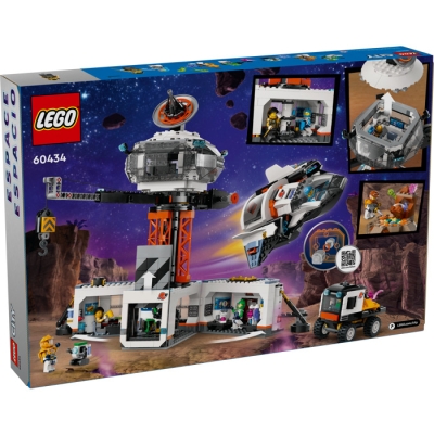 LEGO CITY 60434 Stacja kosmiczna i stanowisko startowe rakiety