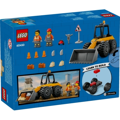 LEGO CITY 60450 Żółta ładowarka kołowa