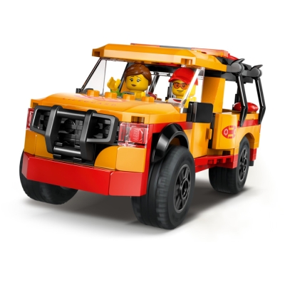 LEGO CITY 60453 Furgonetka ratowników plażowych