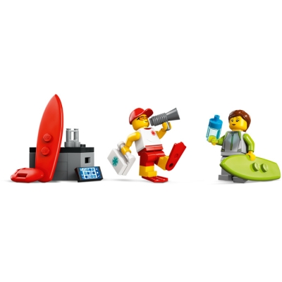 LEGO CITY 60453 Furgonetka ratowników plażowych