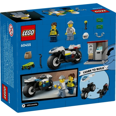 LEGO CITY 60455 Pościg na motocyklu policyjnym